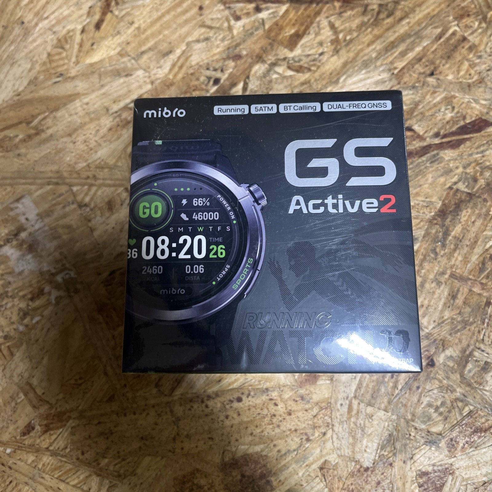 Mibro GS Active 2 Running Smartwatch AMOLED GPS Lightweight Fitness Dark Gray
