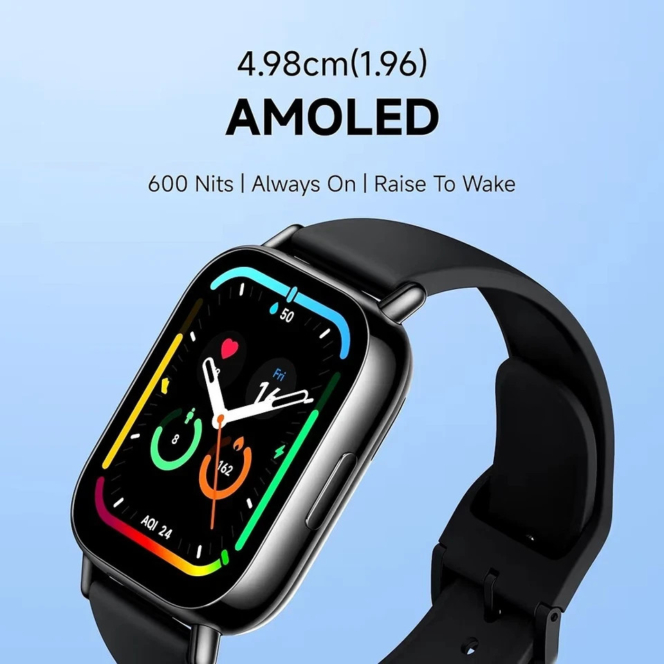 Redmi Watch 5 Lite, 1.96″ Amoled, Black Advanced in-Built GPS, Bluetooth Calling