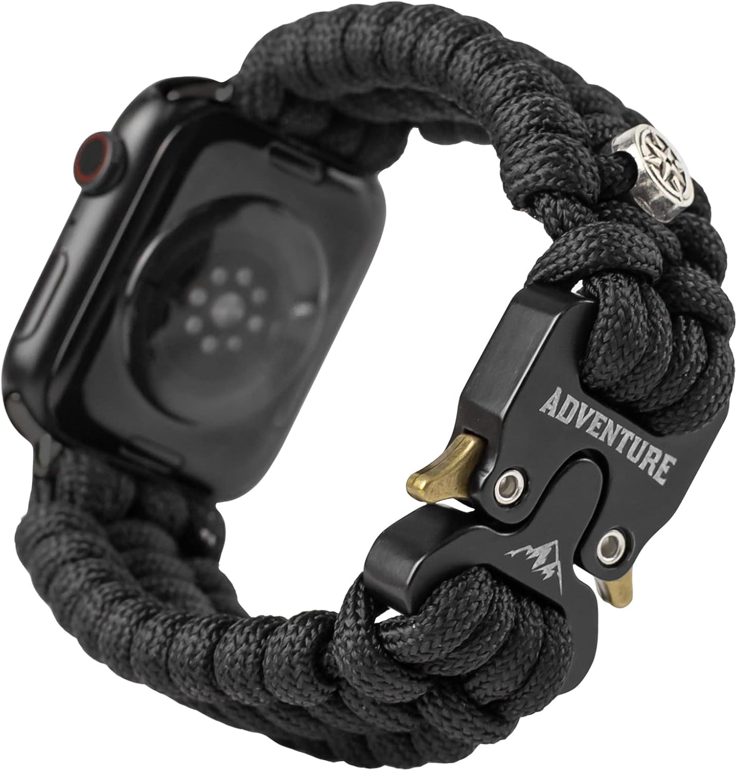Paracord Strap Compatible with Apple Watch Series 7 6 5 44mm Tactical Weave