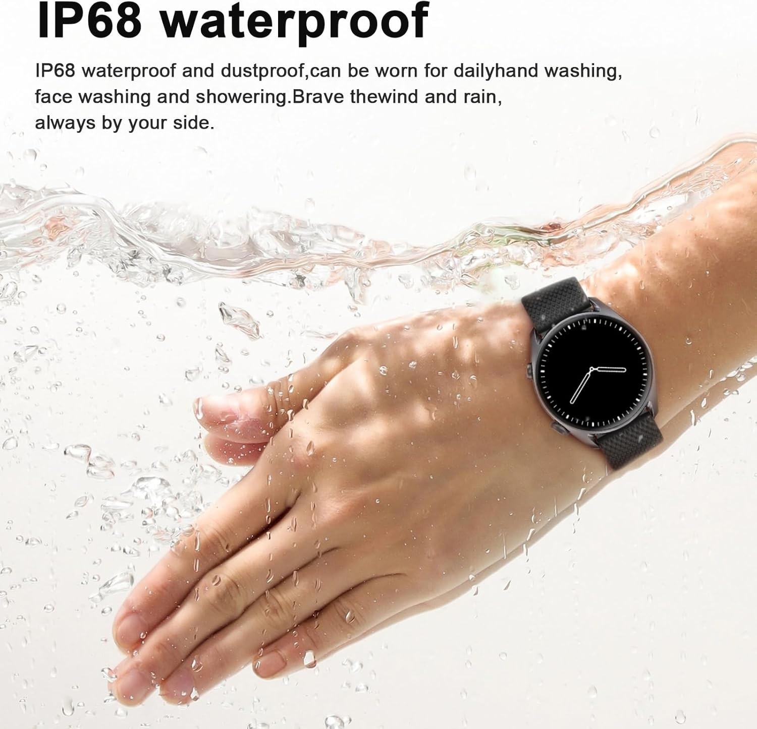 MFVLP Smart Watches for Men Women 44mm 1.43″ AMOLED HD with 100+