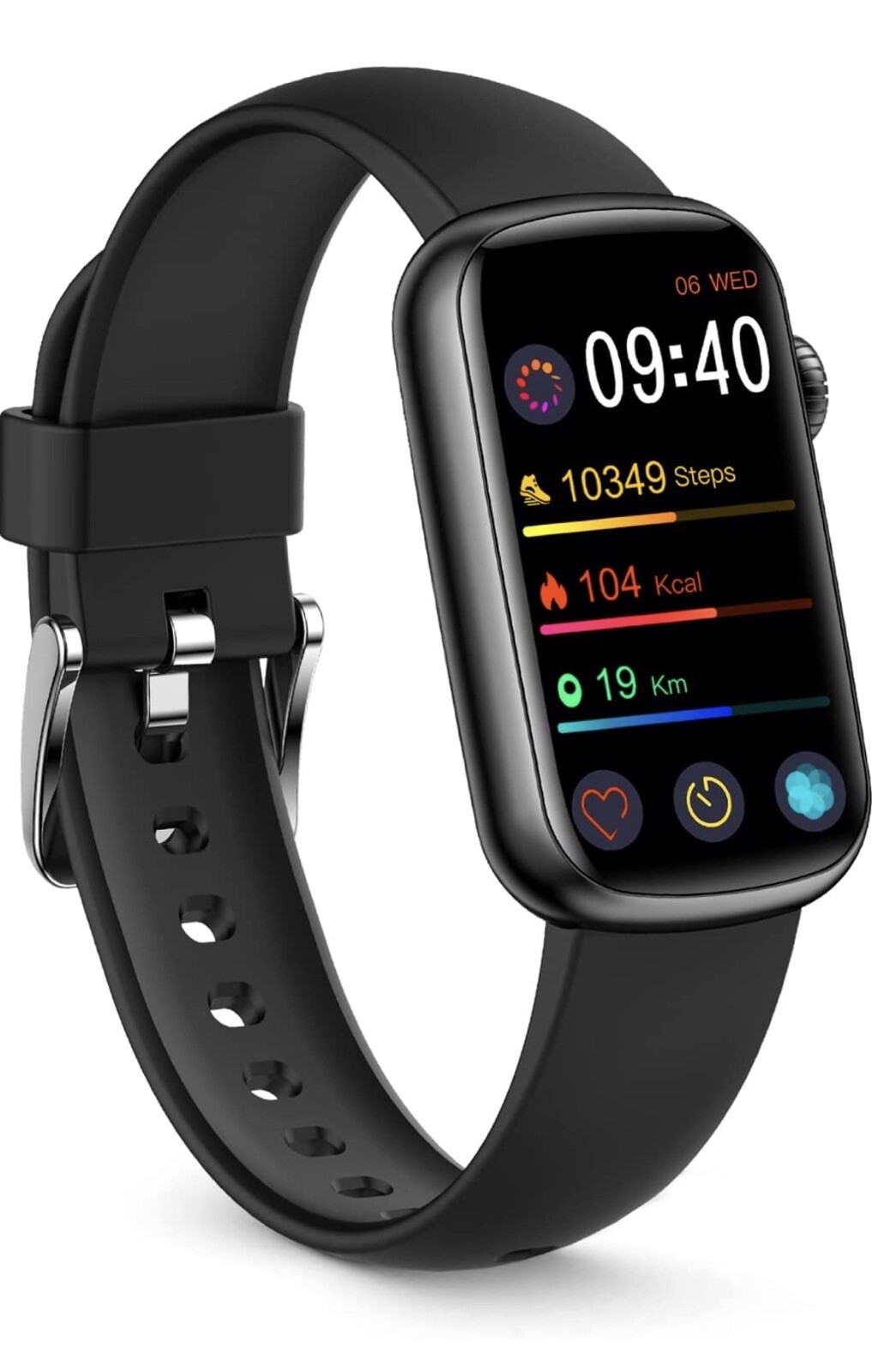 Fitness Tracker Blood Oxygen SpO2 Blood Pressure 24/7Heart Rate Sleep Tracking
