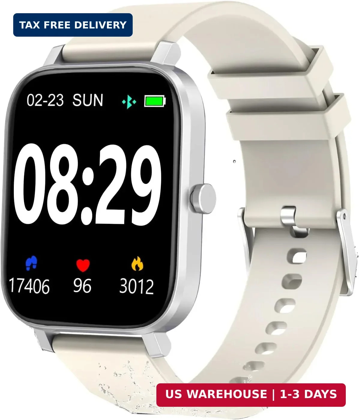 Choiknbo Smart Fitness Tracker Watch with Heart Rate Monitor, Activity Tracker w