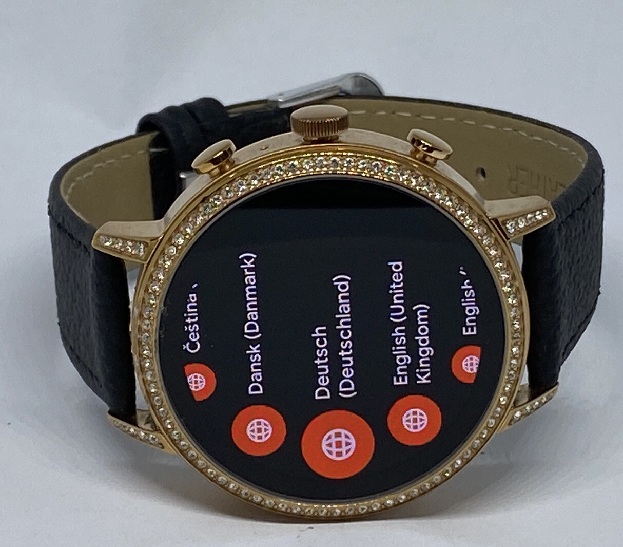 Fossil Gen 4 Authentic Digital Dial Smart Watch Custom Band FTW6011 DC516
