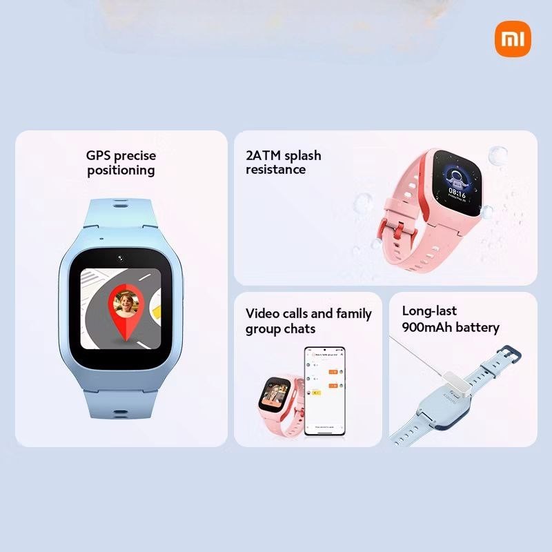 Xiaomi Smartwatch Kids Watch BLUE OR PINK GPS Bluetooth Video Call Android iOS