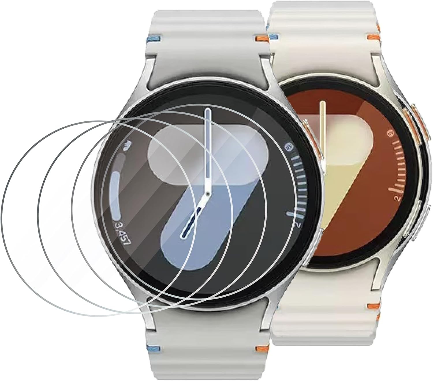 4 Pack Screen Protector for Samsung Galaxy Watch 40mm 9H Hardness Anti-Scratch