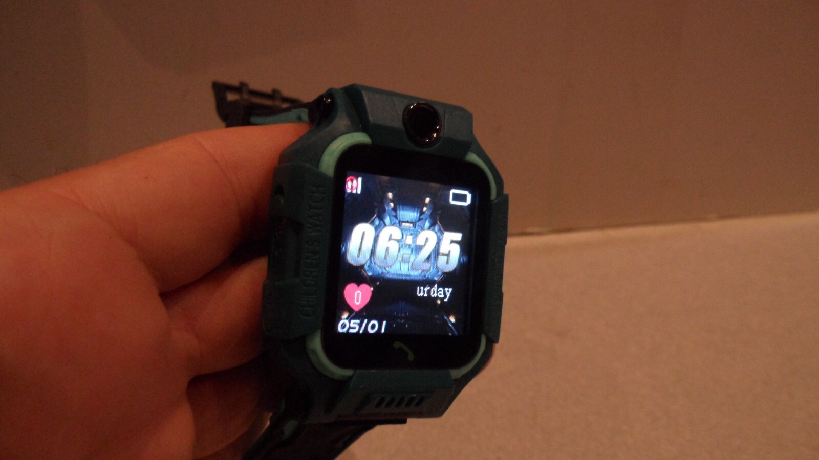 Se Tracker SmartWatch for Kids ,Waterproof GPS HD Touchscreen Watch-Green/blue
