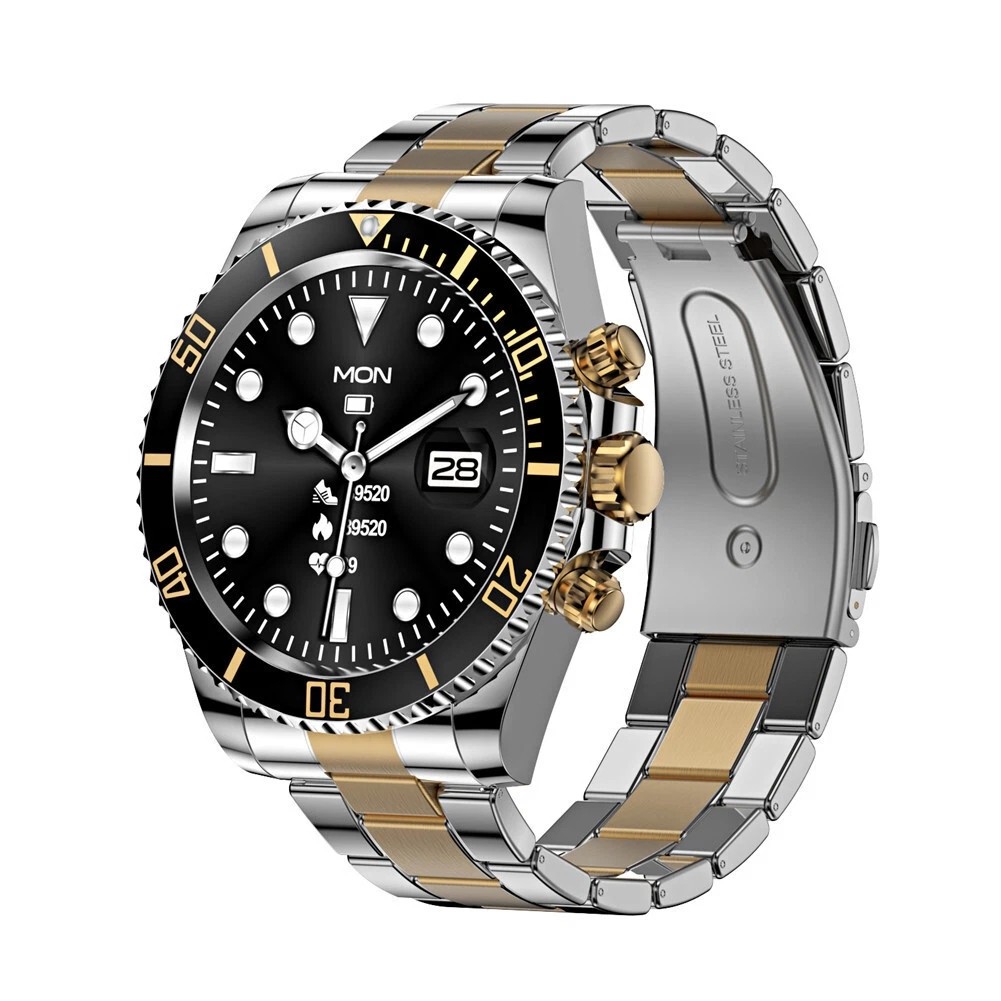 Smartwatch Men’s Watches Stainless Steel Fashion Luxury Watch Health Monitoring