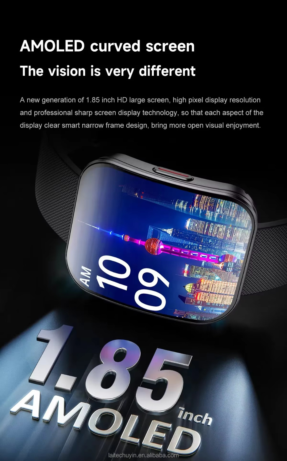 U7 Ultra AMOLED Smartwatch Men Women Bluetooth Calling Heart Rate IP68 Android i