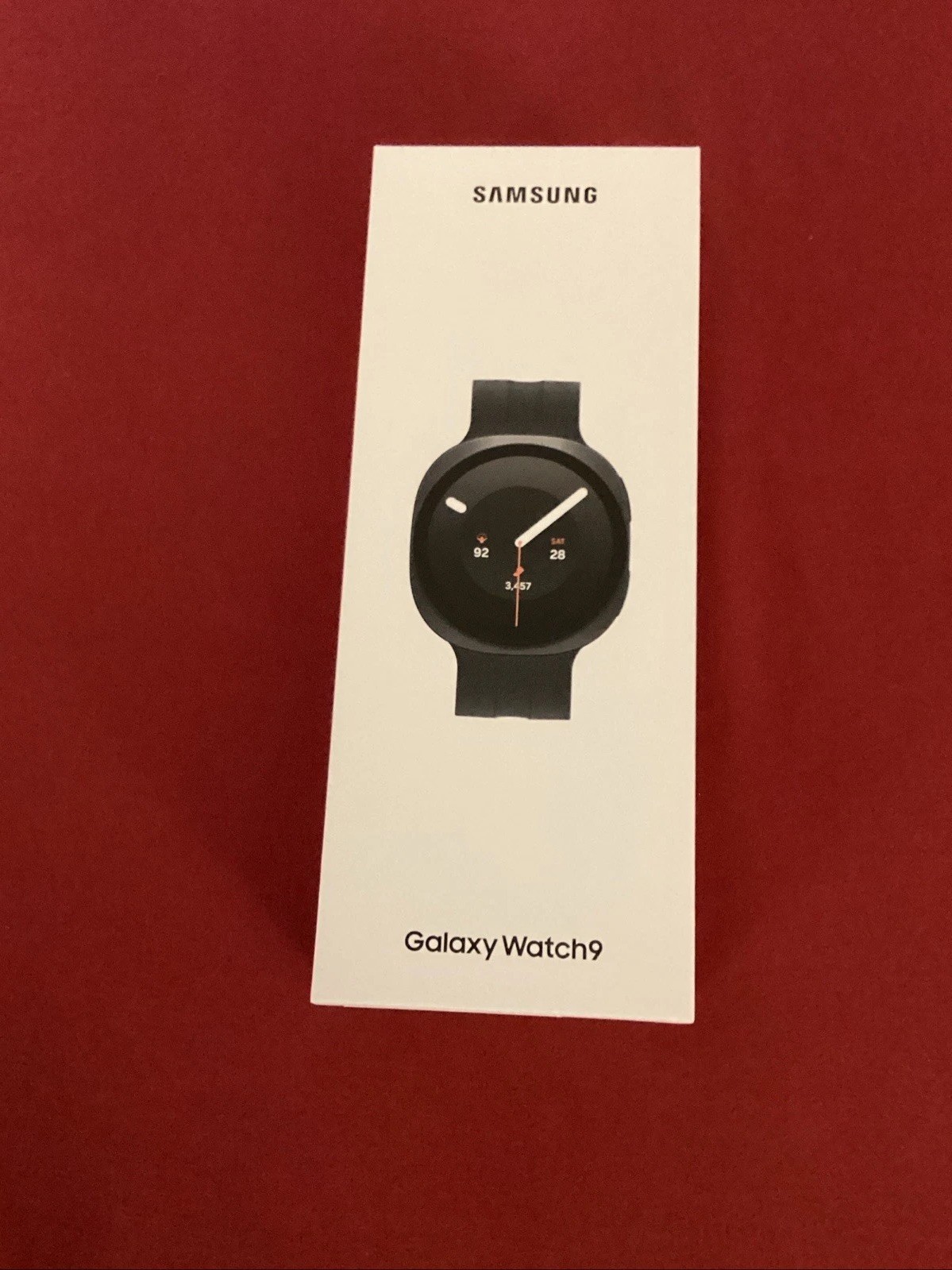 Samsung Galaxy Watch9 (44mm Face) Standard Band M/L Black Brand New Sealed Box