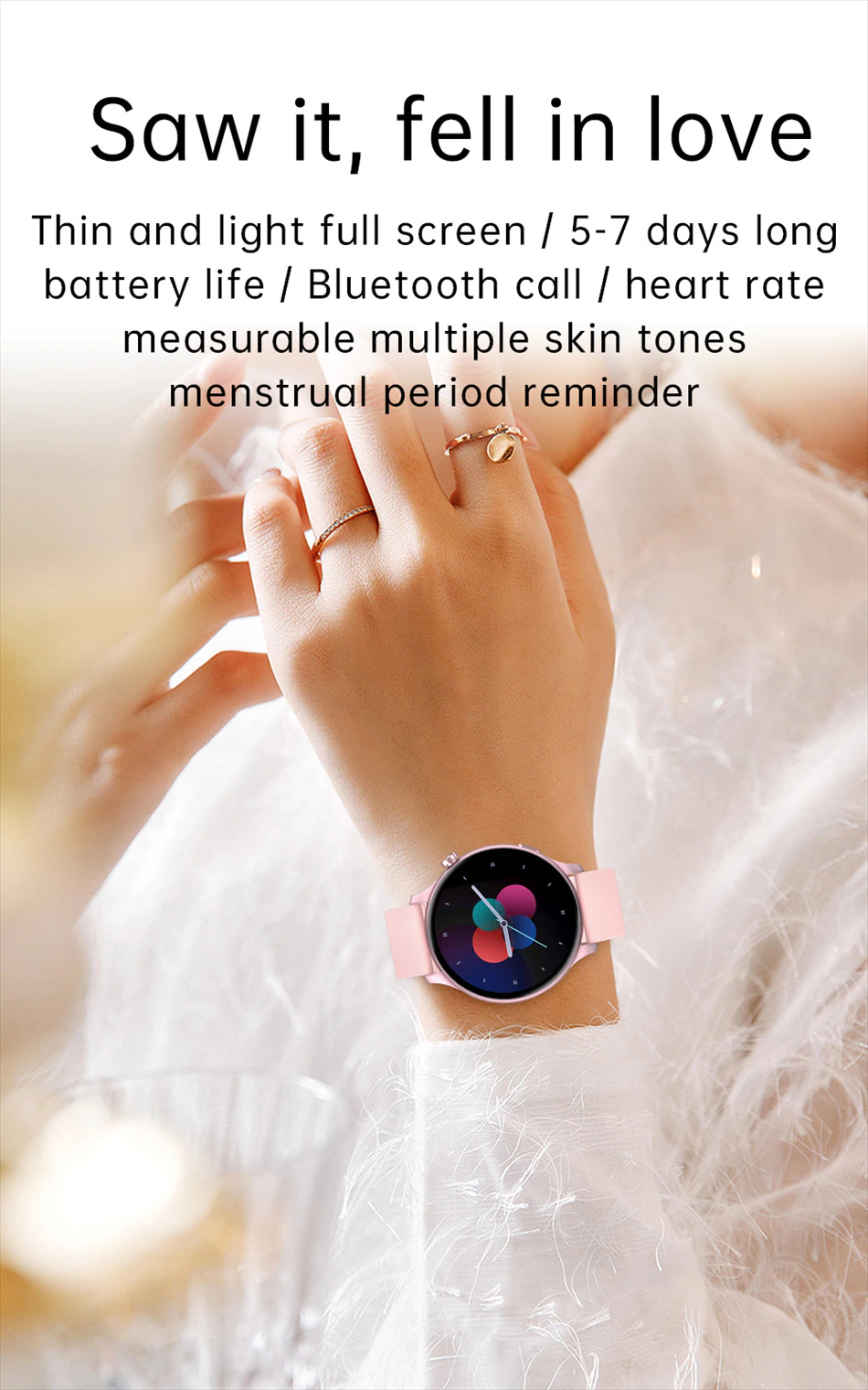 2025 Smart Watch Full Touch Screen AMOLED Bluetooth Call for Women -DT85