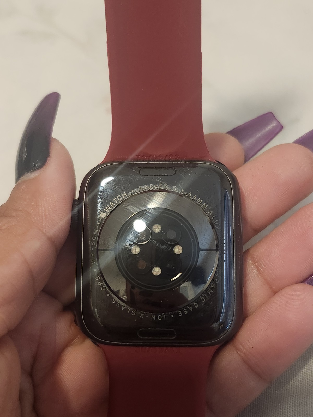 Apple Watch Series 6 44mm Aluminum Case with Sport Band – PRODUCT(RED) (GPS +…