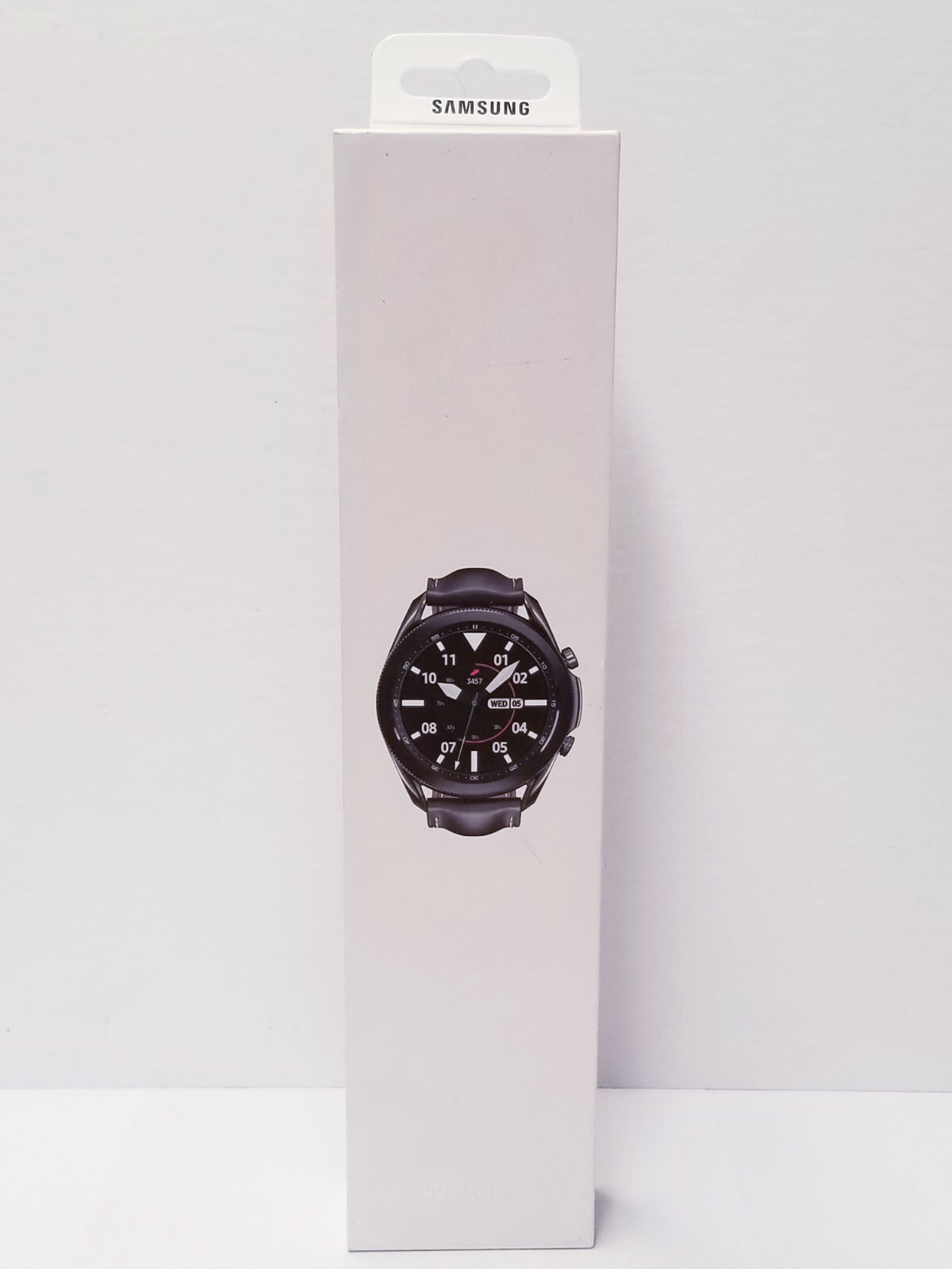 NIB Samsung Galaxy Watch3 R840 45mm Stainless Steel Case with Leather Strap