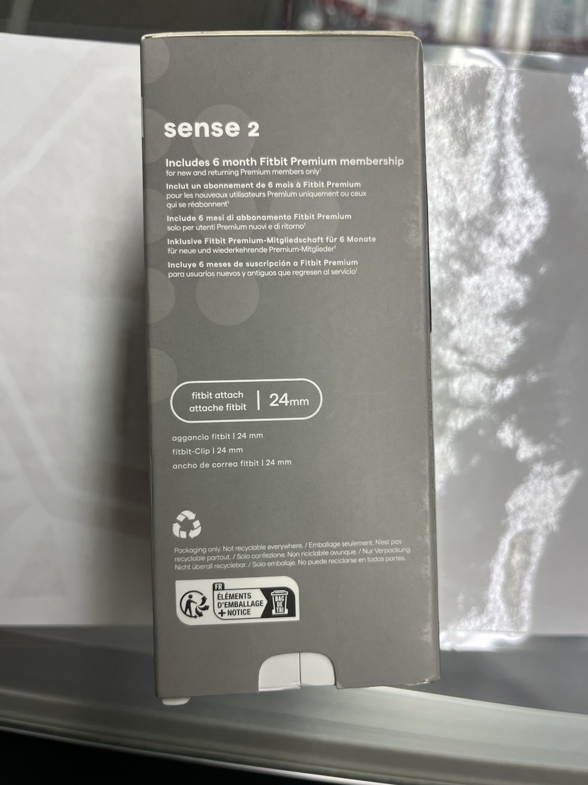 Fitbit Sense 2 Smartwatch Silicone Band 24mm Android/iOS 4GB Brand New