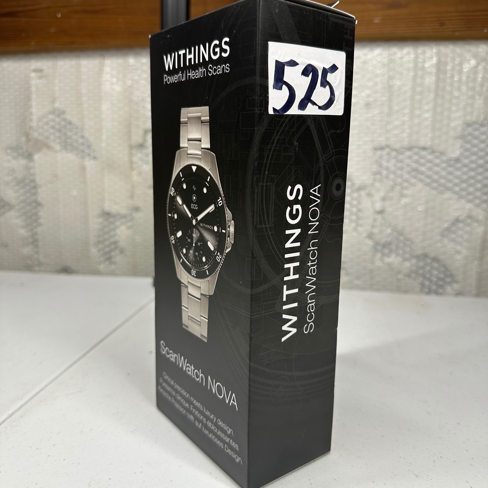 Withings ScanWatch Nova 42mm Hybrid Smartwatch with ECG & Heart Health – Black
