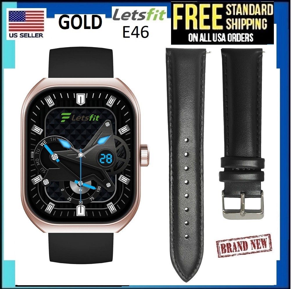 Fitness Smart Watch 24/7 Heart Rate Blood Oxygen Sleep Activity Step Counter