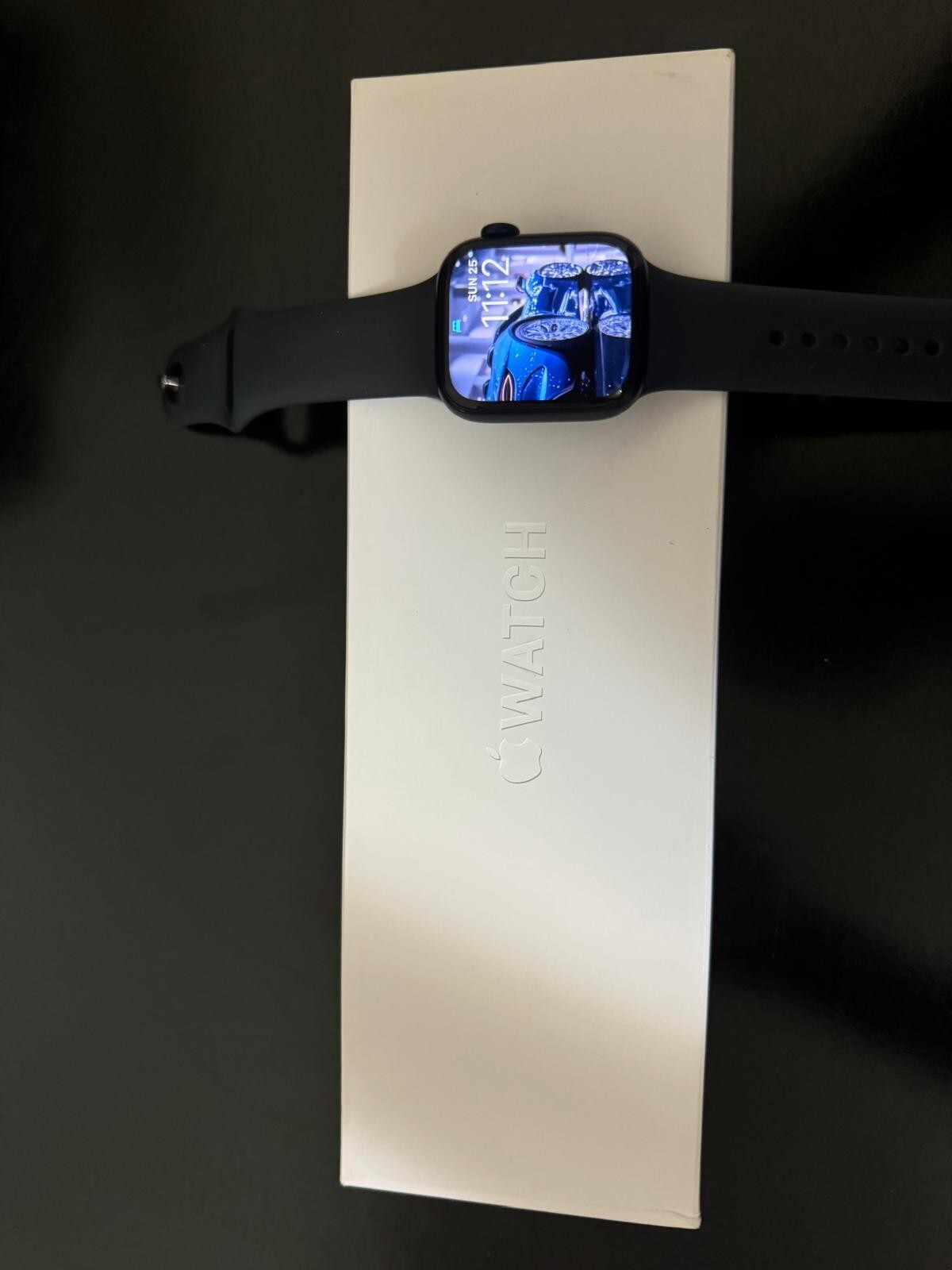 Apple Watch Series 9 41mm Aluminum Case with Sport Band – Midnight, S/M (GPS)…