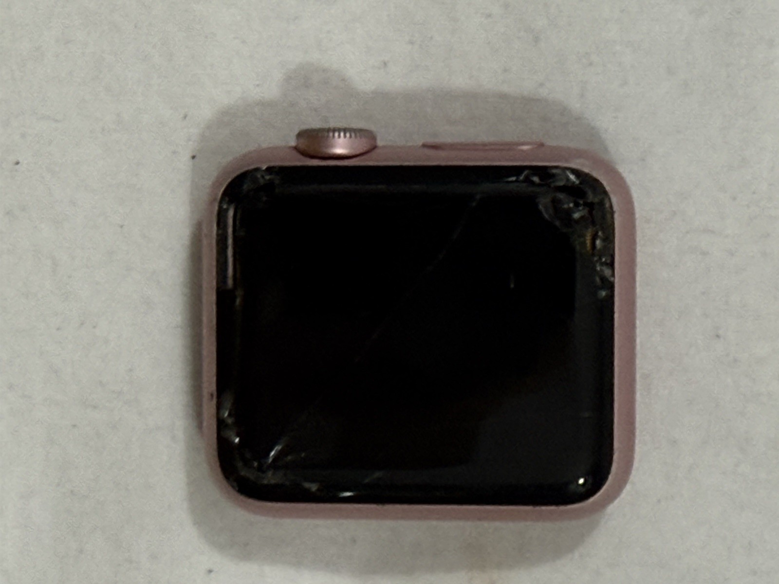 Apple Watch 38mm Rose Gold 7000 Series Aluminum Parts Repair BrokenAS IS
