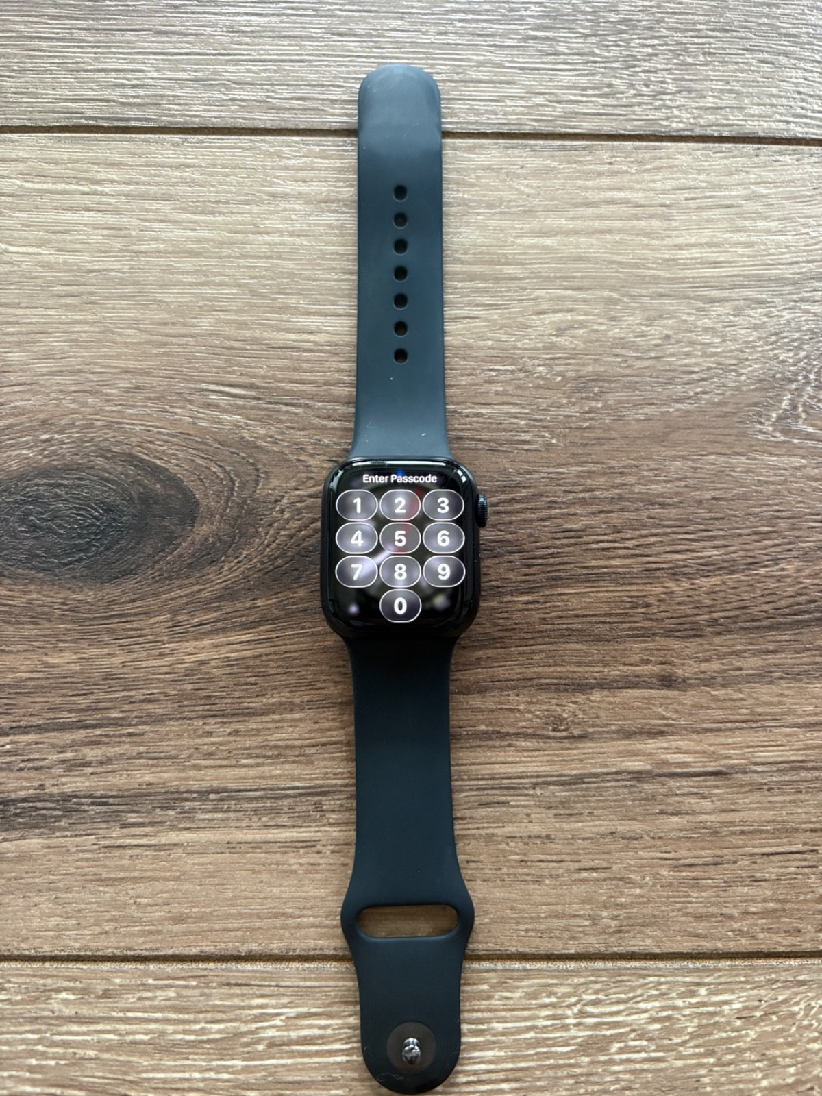 Apple Watch Series (9)- 41mm w/Black S/M Sport Band – Midnight GPS- MR8W3LL/A