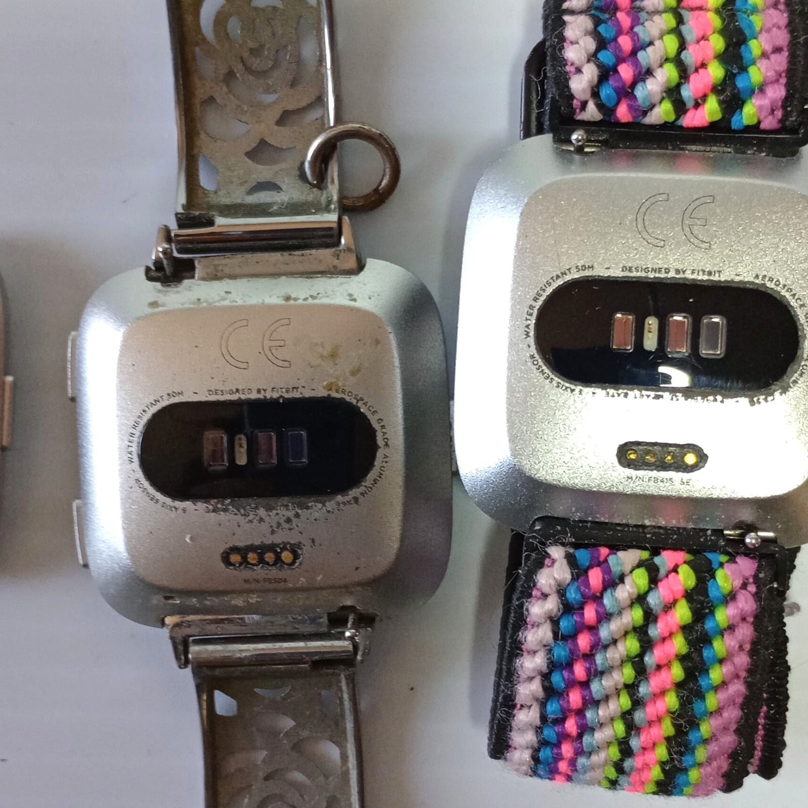 Lot of 10 Fitbit Versa Fitness Smart Watches Untested parts *READ FB415 504 505