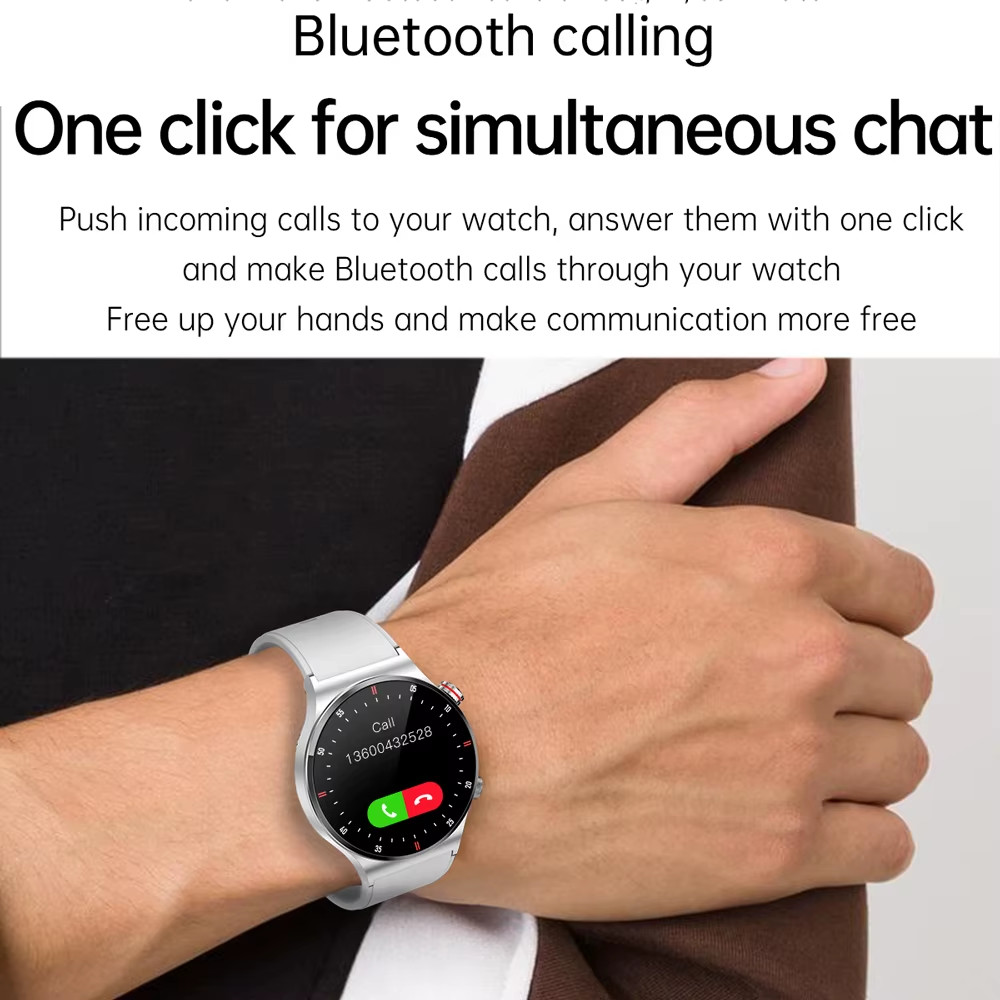 Smart Watch Men Women NFC Bluetooth Call Fitness Tracker Waterproof 2025