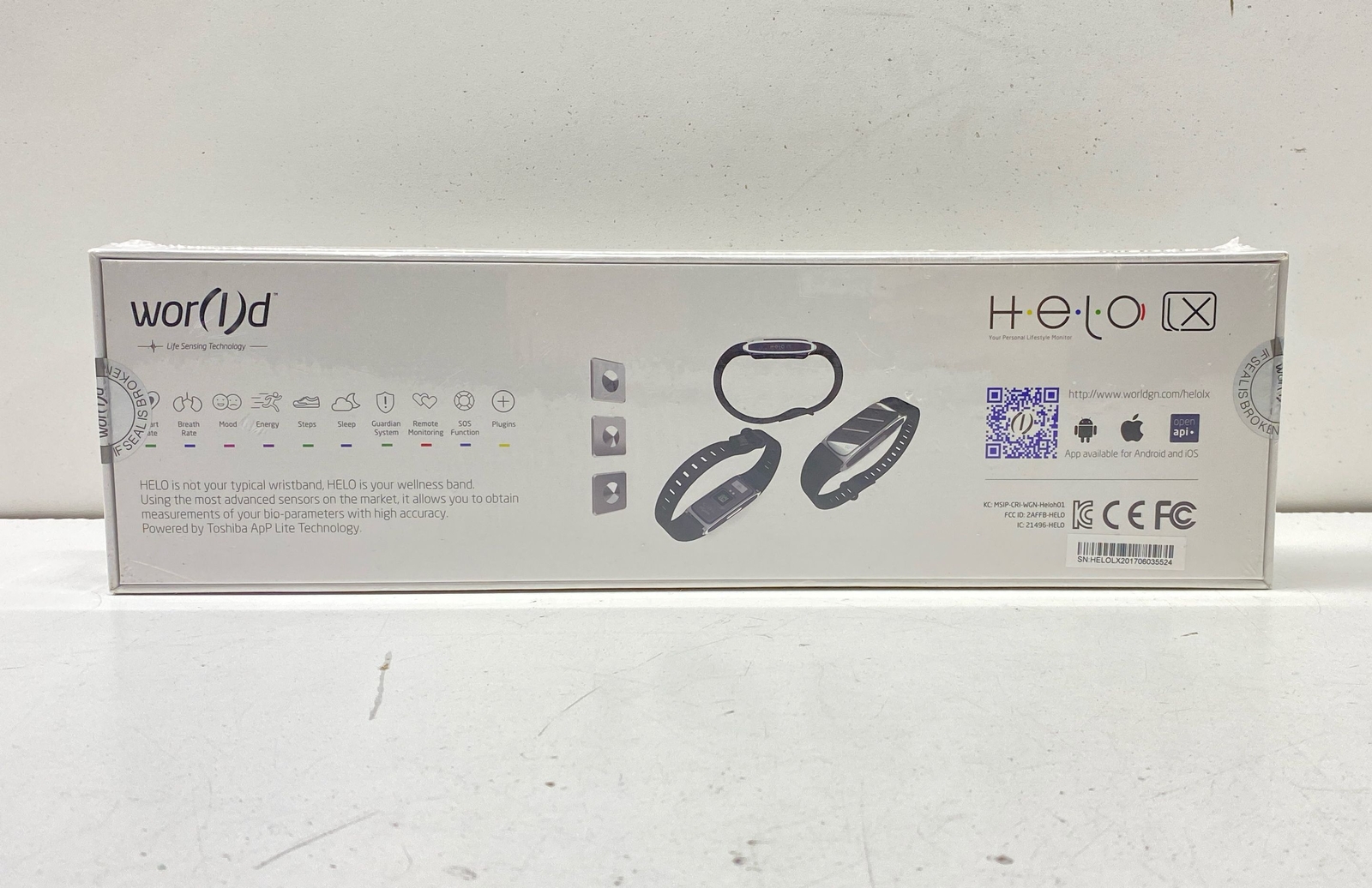 World Helo LX Box Set With Germanium Stones Life Sensing Technology Black