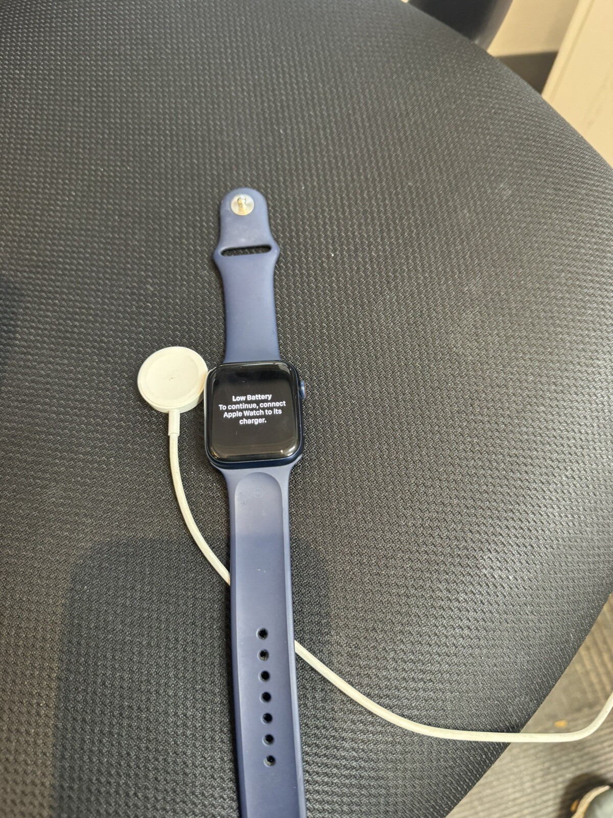 Apple Watch Series 6 44 mm Blue Aluminum Case with Deep Navy Sport Band Cellular