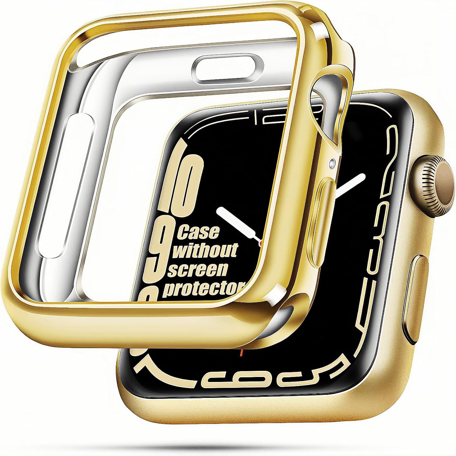 44mm Soft Flexible Shockproof Bumper for Apple Watch Series 6/SE/5/4 – Gold