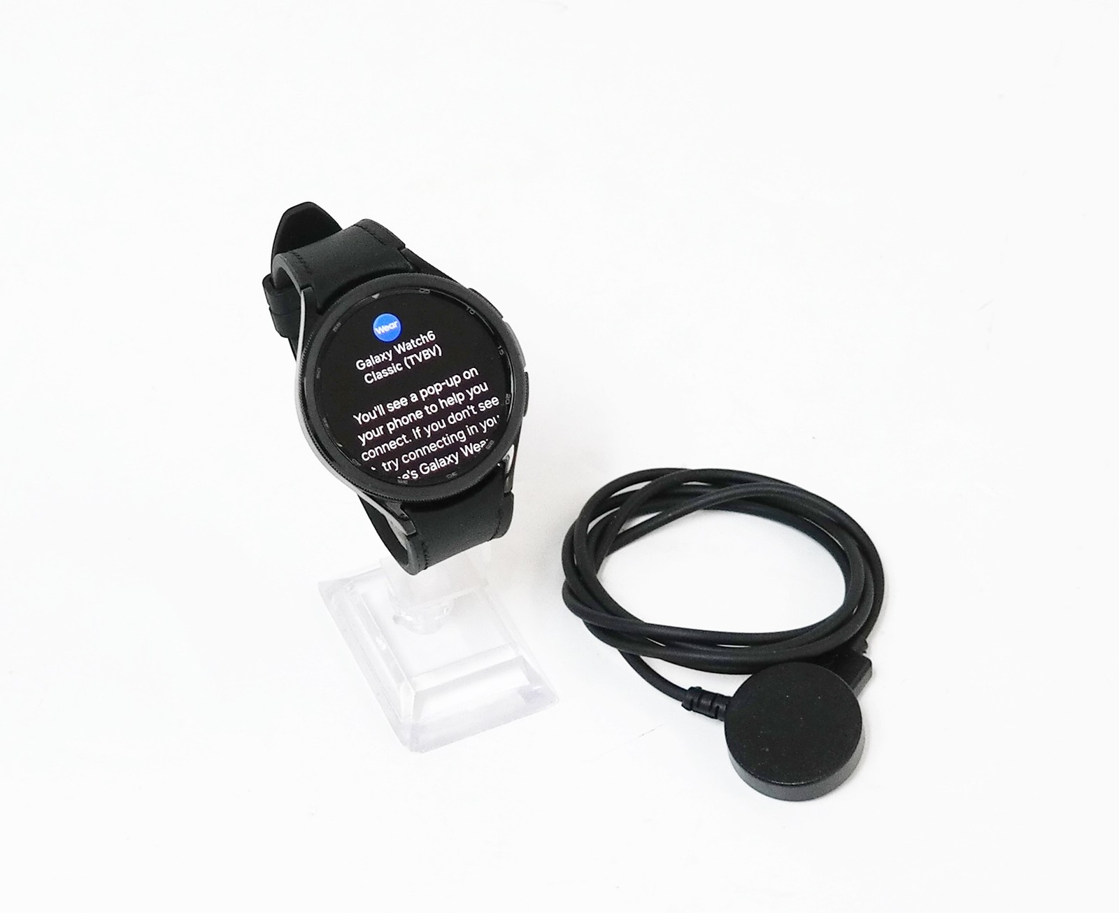 Samsung Galaxy Watch6 Classic SM-R965U 47mm LTE Smartwatch – Black