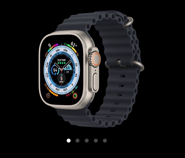 ✨ Brand New Apple Watch Ultra 49mm Titanium Case With Midnight Ocean Band ✨