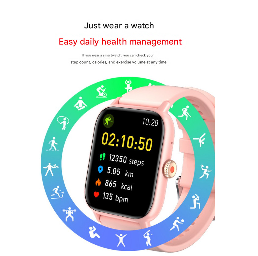 Wapik Bluetooth Smartwatch Z8 Smartband Sports Watch GPS