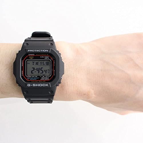 Casio G-Shock 5600 SERIES Men’s Waterproof Radio Solar Digital Black gw-m5610u-1