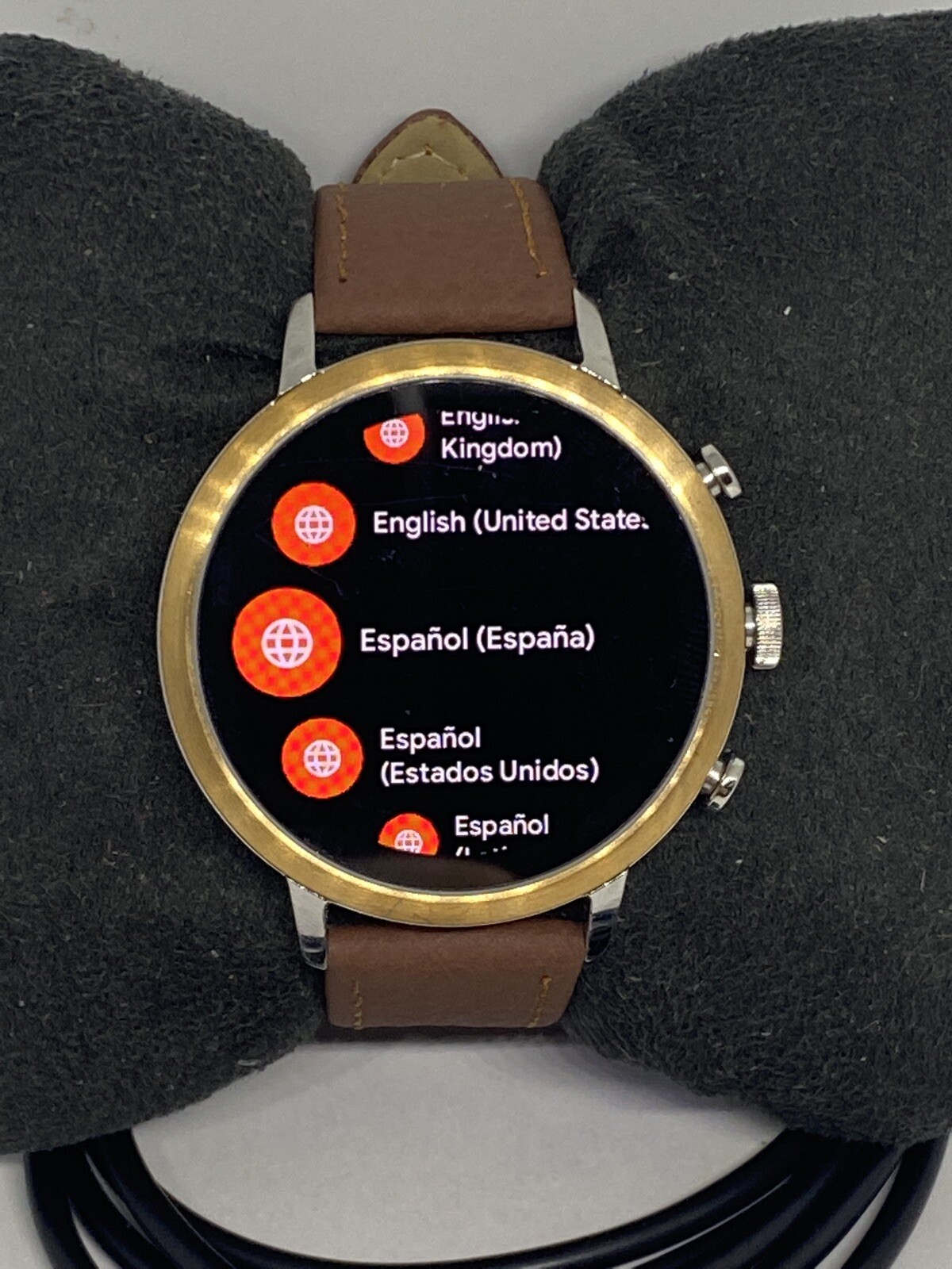 Fossil Gen 4 Authentic Digital Dial Smart Watch Custom Band FTW6016 AB471