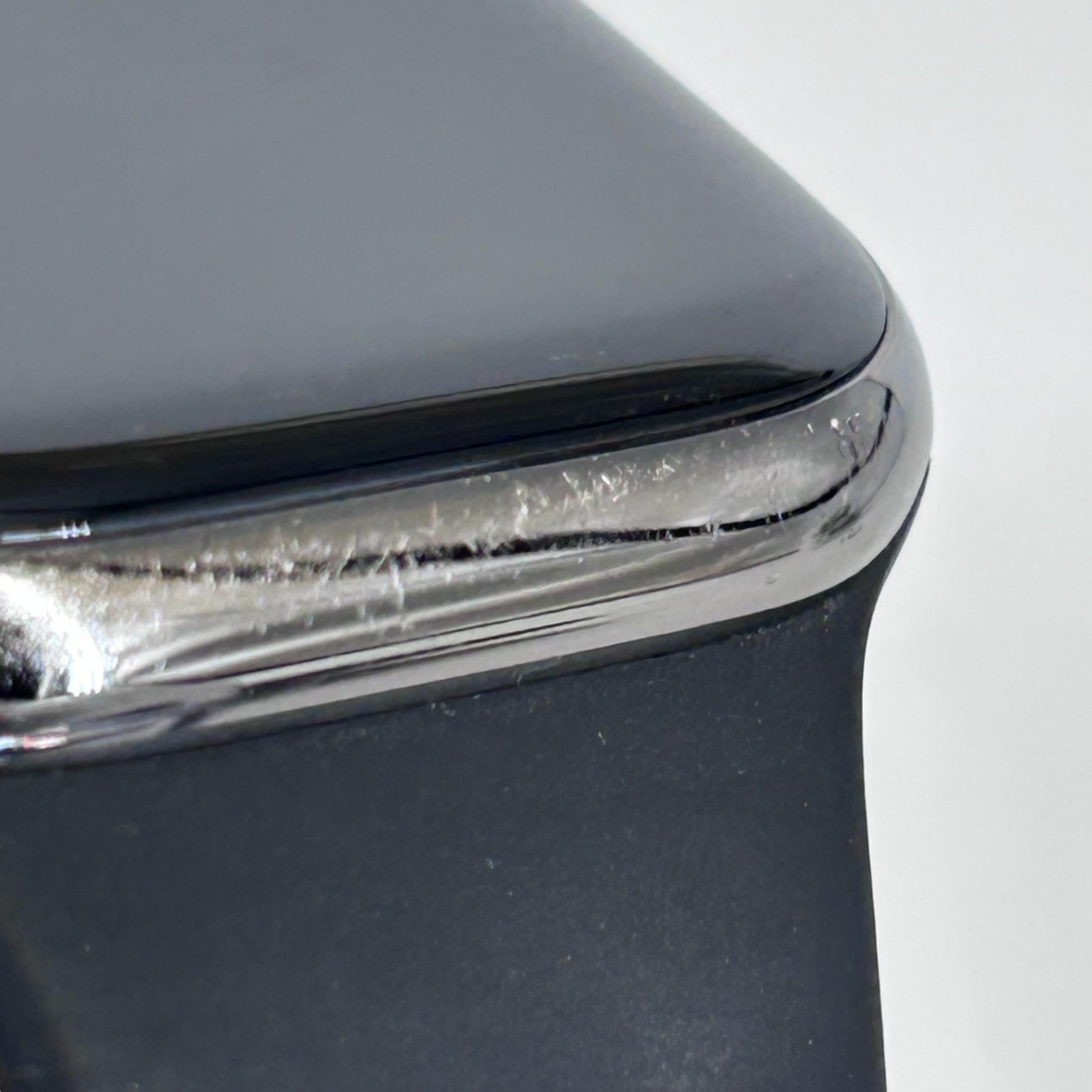 Apple Watch (Series 7) 45mm Graphite Stainless Steel (LTE) w/ Black Sport – Good