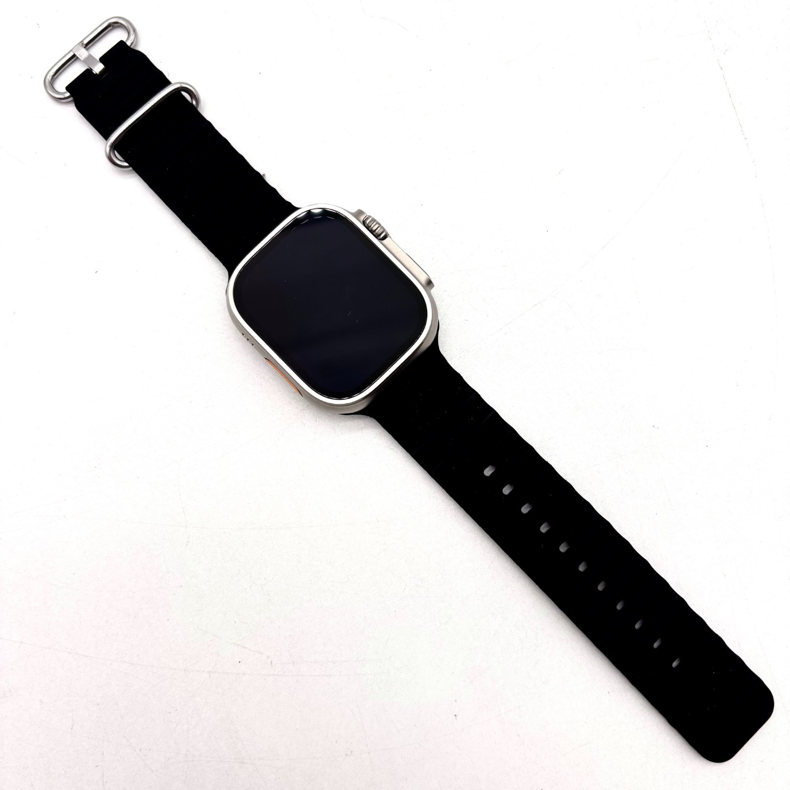 Apple Watch Ultra 49mm Titanium & Ceramic Case: Midnight Ocean Band – 32GB