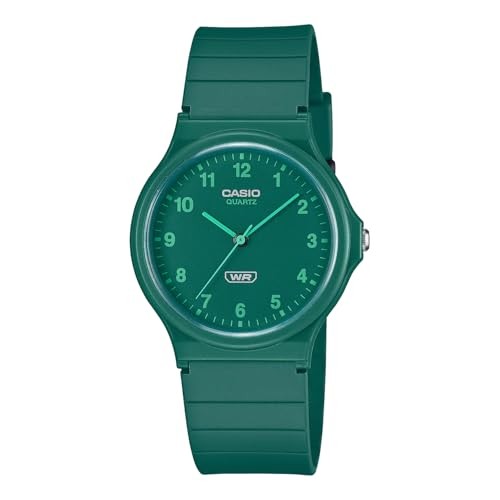 CASIO Analog Watch MQ-24B-3B Biomass Plastic Band Unisex Green Quartz