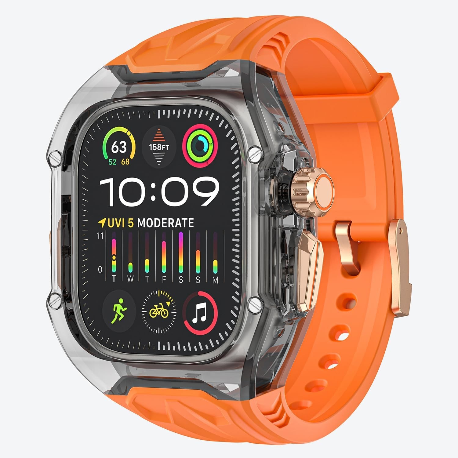 Rugged Case & Bands for Samsung Galaxy Watch Ultra 47mm, Sports Protector Set