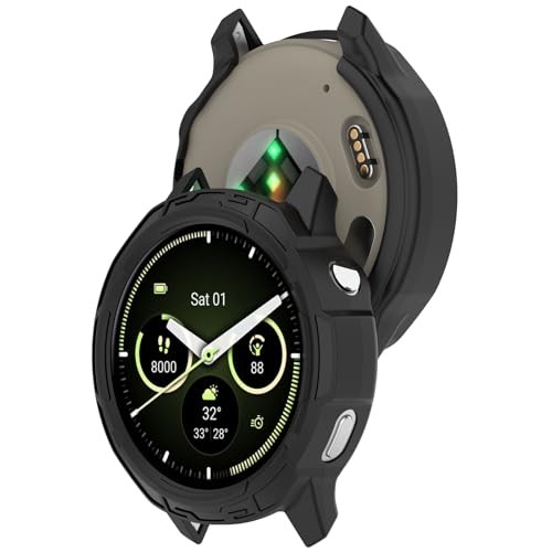 1 Pack TPU Case for Garmin Venu 4 45mm Smart Watch Soft Frame Protective Cover