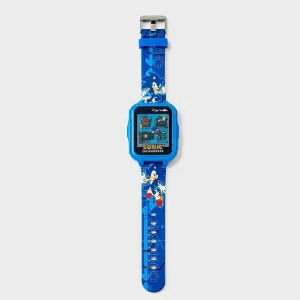 Sonic the Hedgehog Touchscreen Kids’ Smart Watch w/ Silicone Strap & 6 Games