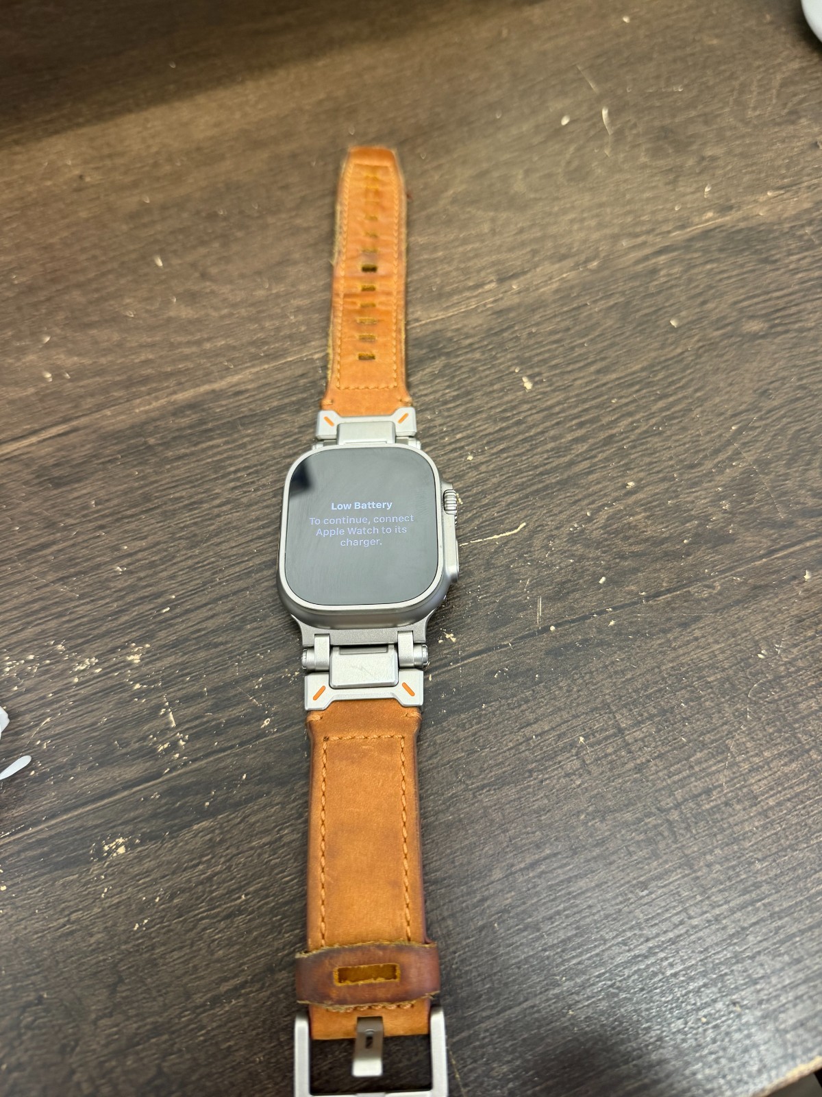 Unlocked Apple Watch Ultra 49MM Natural Titanium A2622