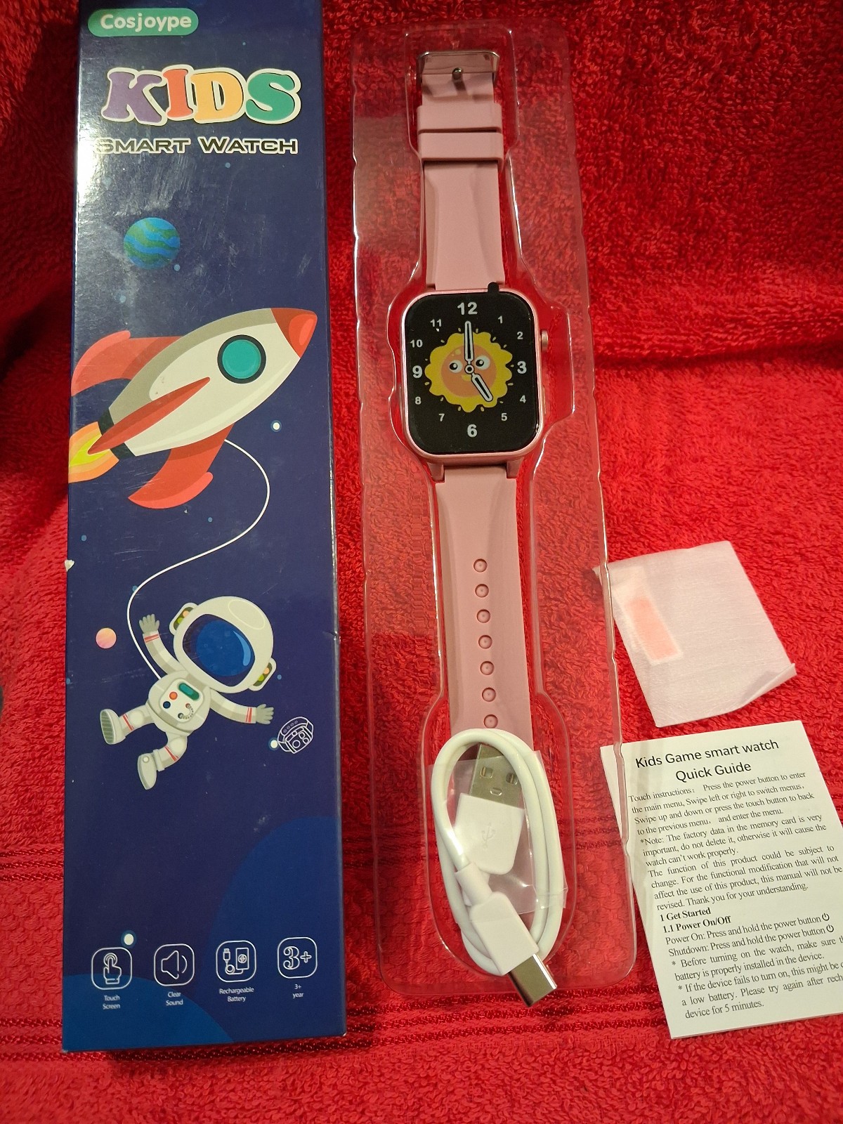 Cosjoype Kids Smart Watch Girls 7, 8, 9 New Free Shipping