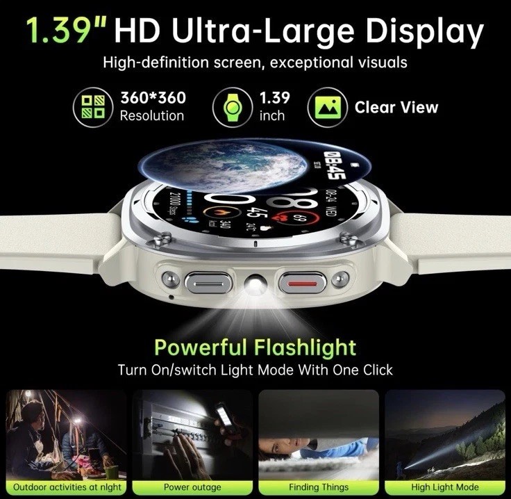 Bluetooth Call Smart Watch Men Fitness Tracker Health Monitor Smartwatch New