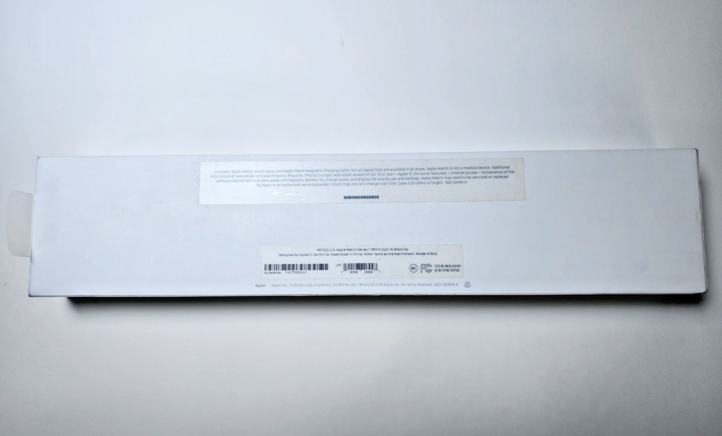 Apple Watch Series 1 38mm Space Gray Aluminum NEW Complete in Original Box A1802