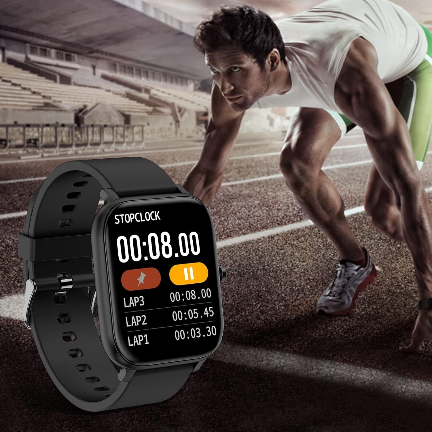 Reloj Inteligente de Mujer Hombre para Iphone Apple Samsung Android y Bluetooth