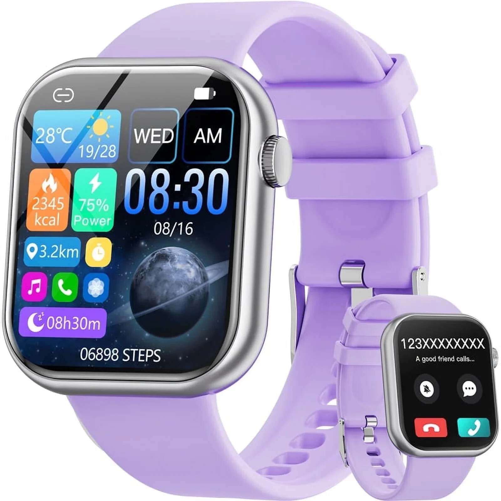 Women’s Smart Watch Bluetooth SmartWatch For Apple iPhone iOS and Android