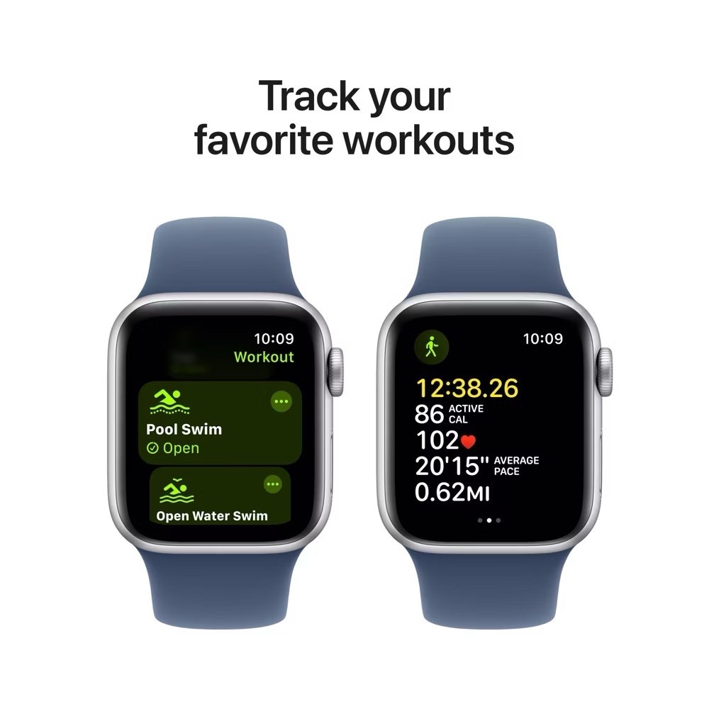 Apple Watch Series 5 (GPS) 44mm Aluminum Case Silver +SportBand Pre-Owned (Good)