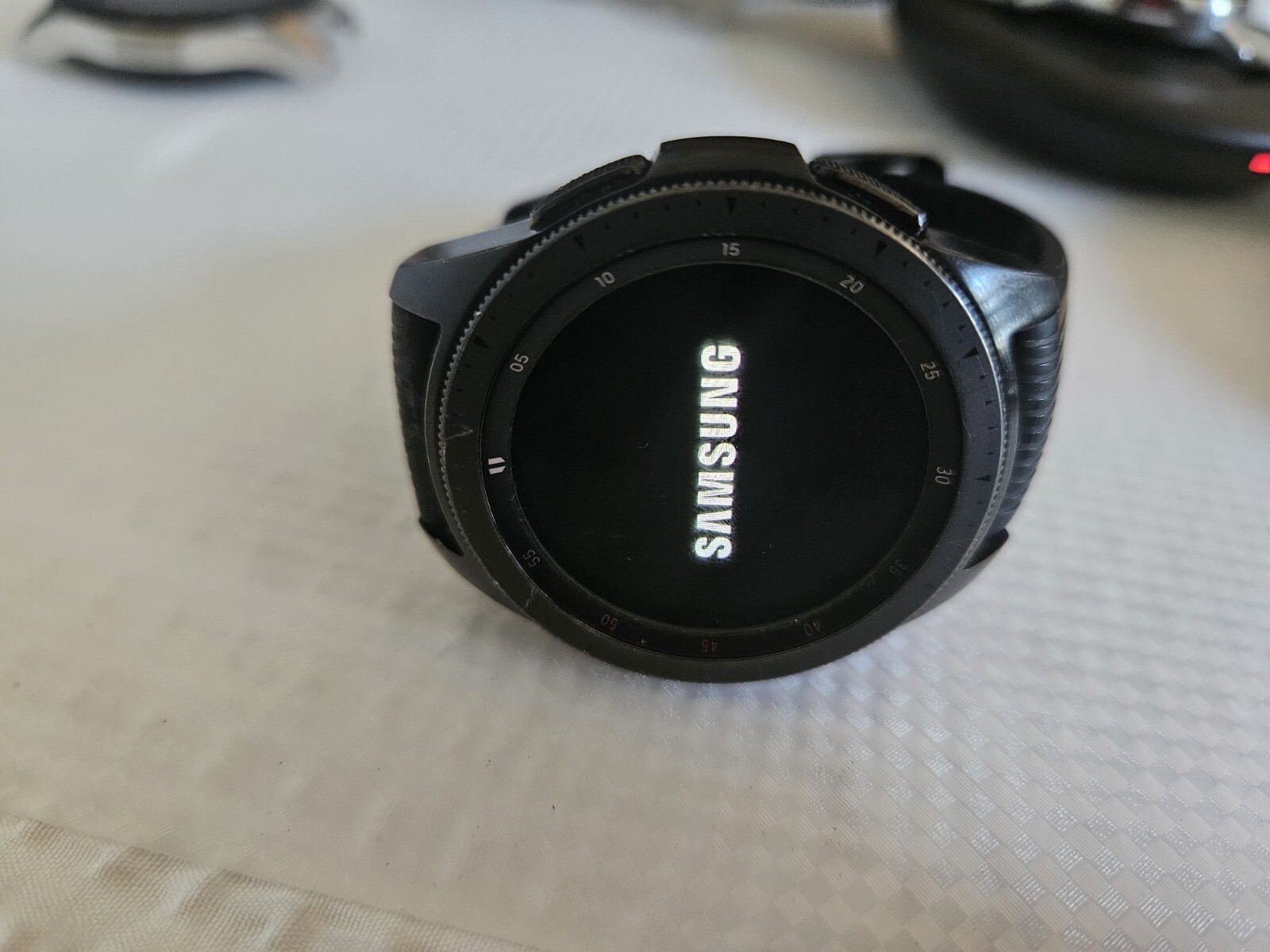 Samsung Galaxy Watch SM-R810 42mm Midnight Black Stainless Steel GPS. Read!!