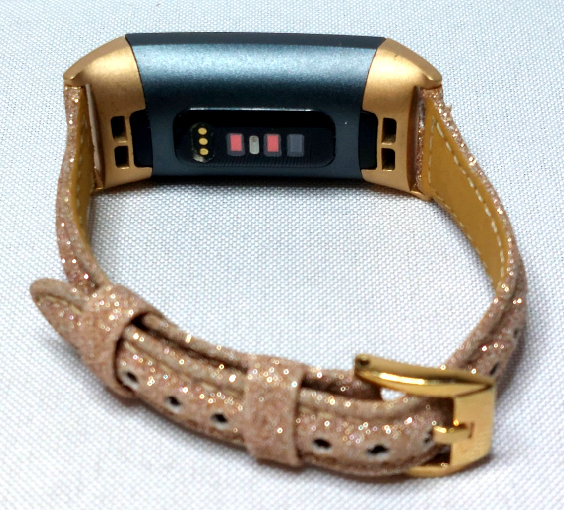 Fitbit Charge 3 Smartwatch FB409 Fitness Tracker Heart Rate Glitter Grey