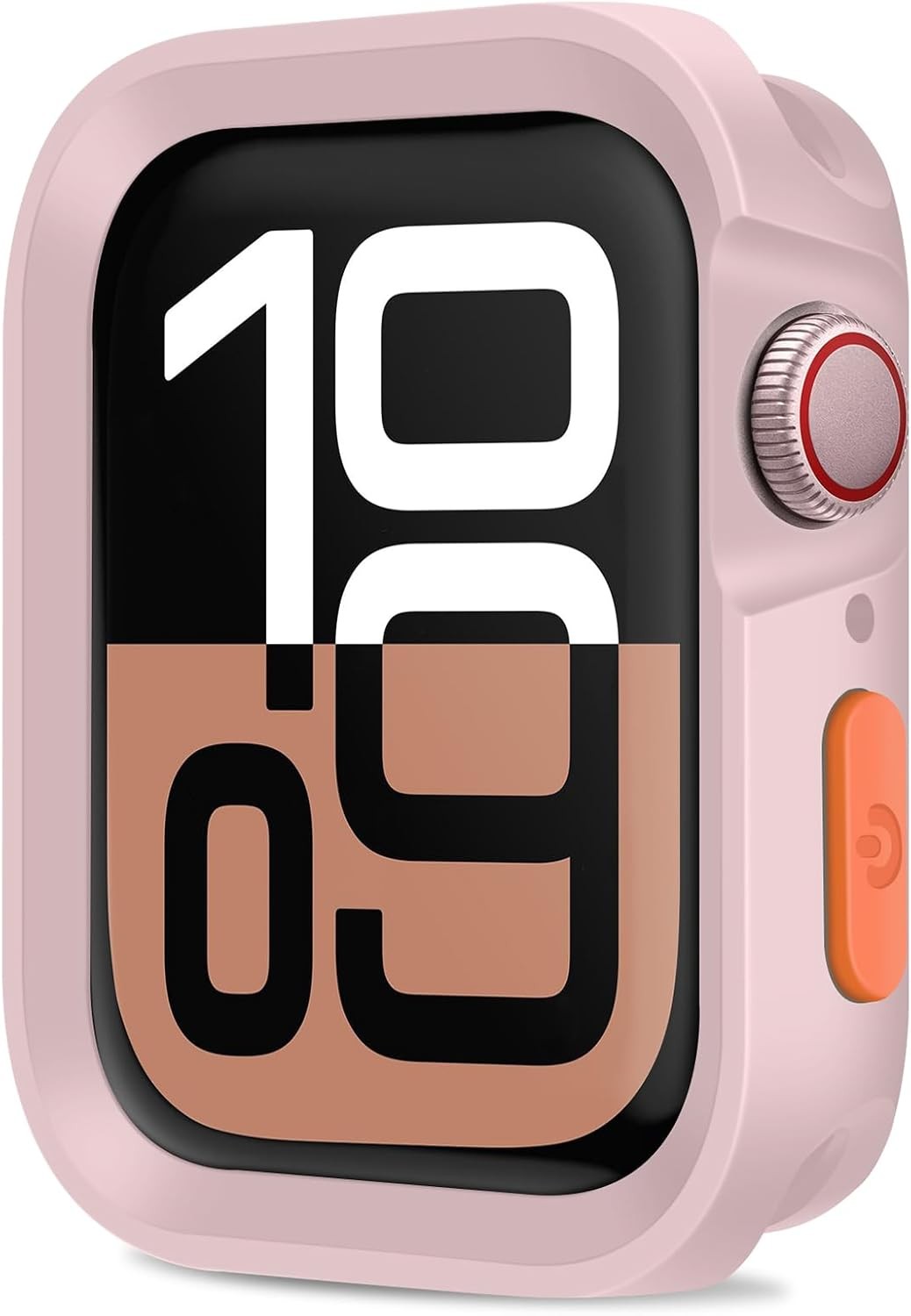 Soft TPU Shockproof Bumper Case for Apple Watch Series 11/10 46mm – Rugged Pink