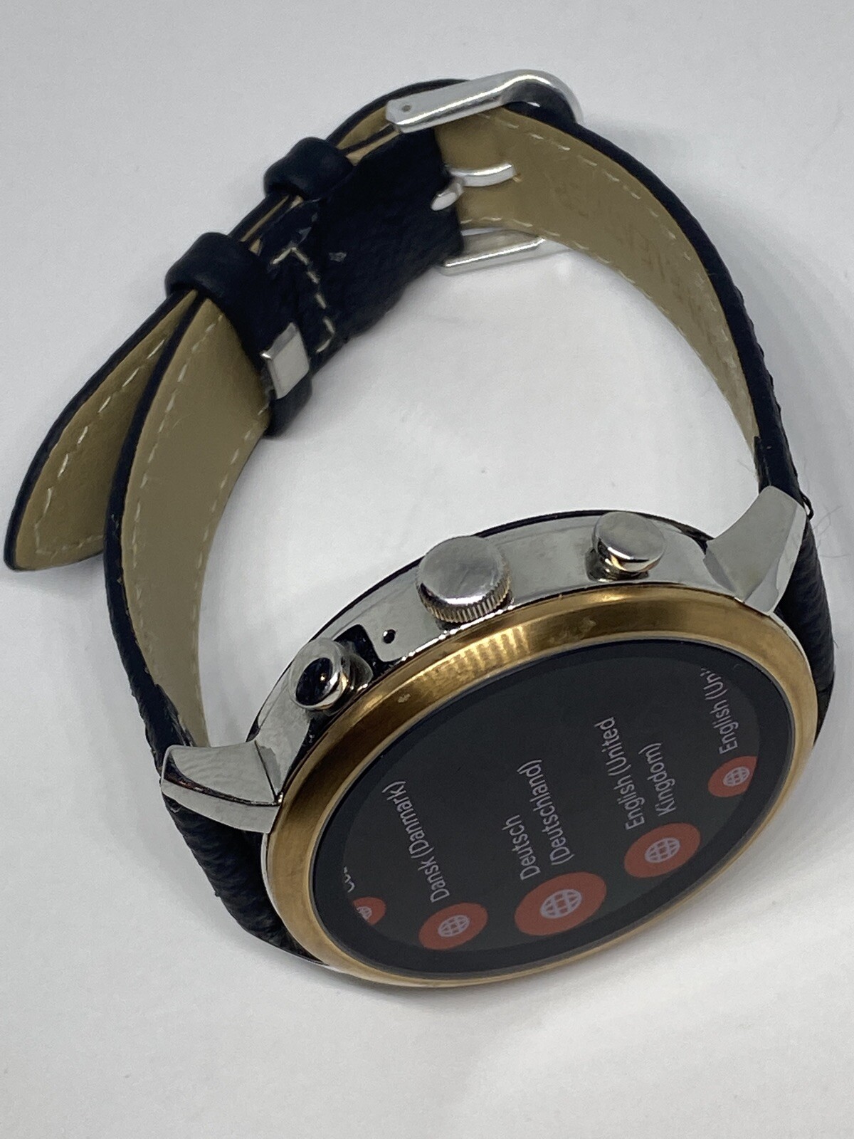 Fossil Gen 4 Authentic Digital Dial Smart Watch Custom Band FTW6016 AB589