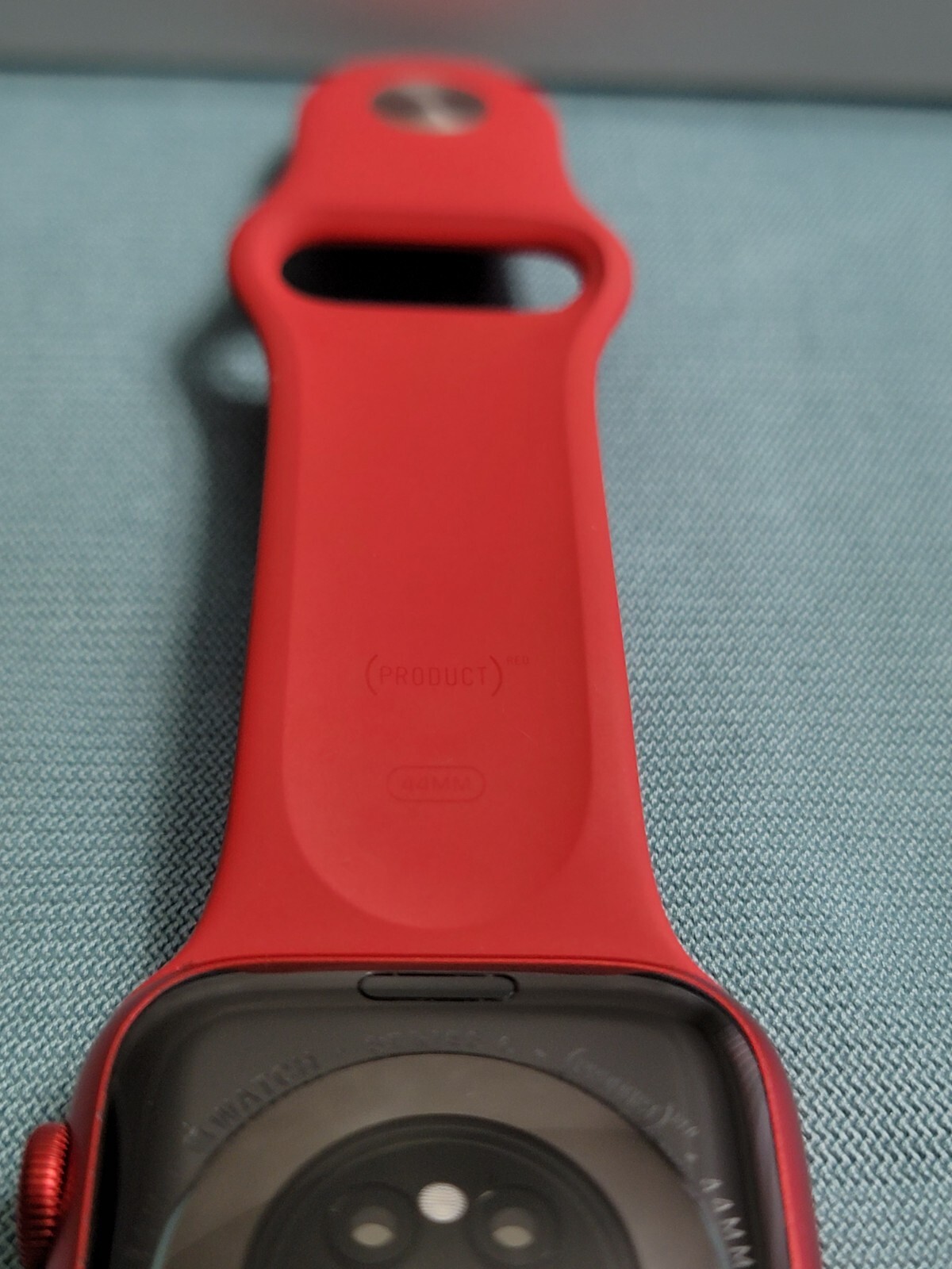 Apple Watch Series 6 44mm Red Aluminum Case with Red Sport Band (GPS)…